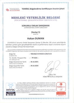 SEVİYE 5 BELGESİ