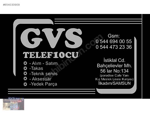 gvs telef10cu sahibinden