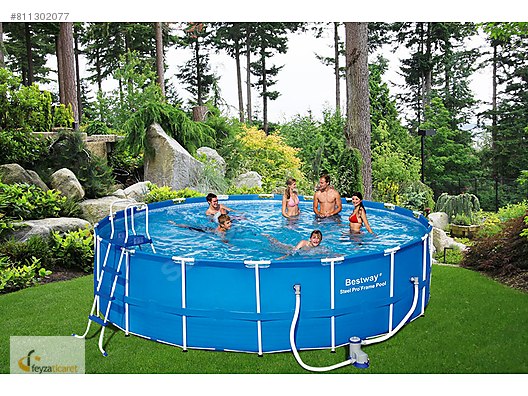 Bestway Prefabrik Aile Havuzu 412 Cm X 201 Cm X 122 Cm Trendyol