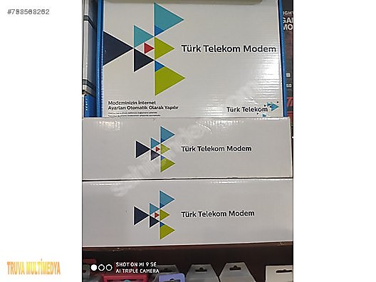 Turk Telekom Fiber Vdsl Modem Adetli Sifir Kutusunda Magazadan