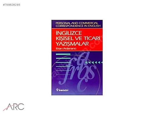 Ingilizce Kisisel Ve Ticari Yazismalar Personal And Commer E Ingilizce Kitaplar Sahibinden Com Da 798626285
