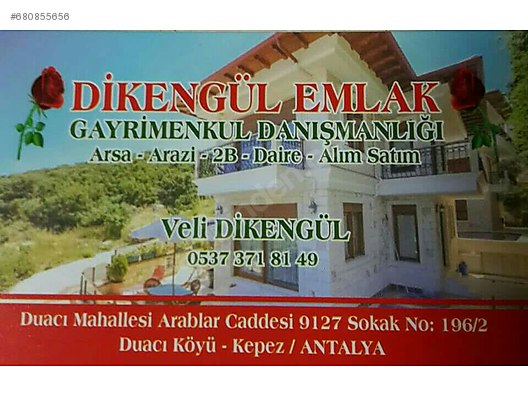 Antalya Dikengul Emlak Gayrimenkul Danismanligi Emlak Ilanlari Sahibinden Com Da
